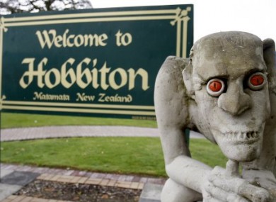 A sculpture of Gollum, the villainous