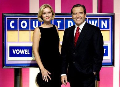 Jeff Stelling and Rachel Riley from Channel 4's 'Countdown': editors had to remove a scene where a high-performing student suggested a rude word.