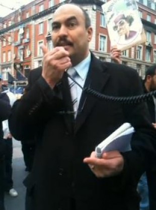 Buhidma Hussein Hamed speaking in Dublin last week. Video: Richard J Conway.