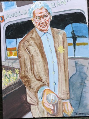 Artist Tom Byrne's painting of former Anglo CEO Seán FitzPatrick.