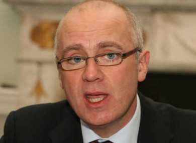 File photo: David Drumm at the publication of Anglo's results in Dublin.