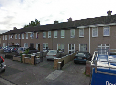 Shancastle Avenue in Dublin 22, where a 52-year-old man was shot dead this morning.