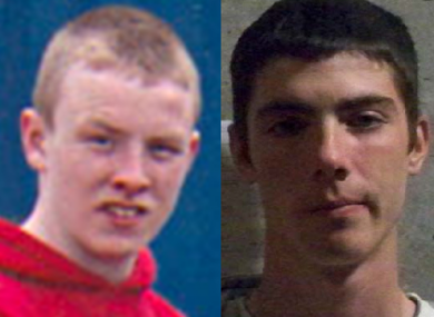Luke Cronin (L) and Anthony McInerney