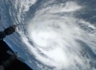 Hurricane Katia as seen from the International Space Station