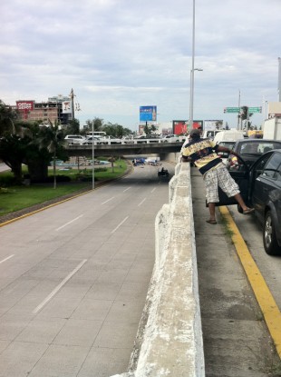 The bodies were dumped on a main avenue in Vercruz