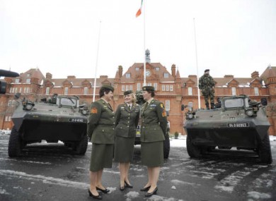 12 out of 80 new recruits to the Defence Forces in 2010 were women, its annual report revealed.