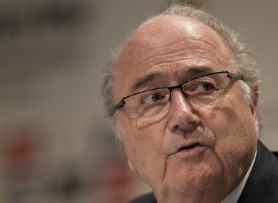 Blatter has faced numerous corruption allegations in recent months.