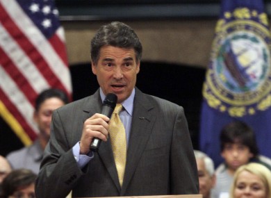 Republican presidential candidate, Texas Gov. Rick Perry