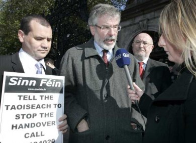 Sinn Féin has started a