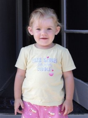 Undated family photo of Shylah Silbery, 3.