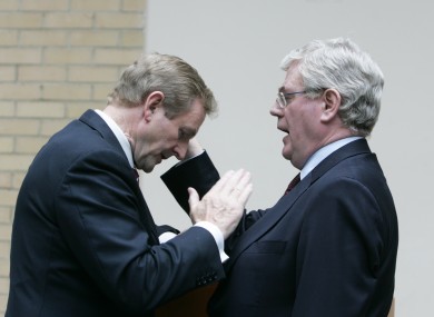 How will Enda Kenny and Eamon Gilmore handle 2012? No pressure, men.