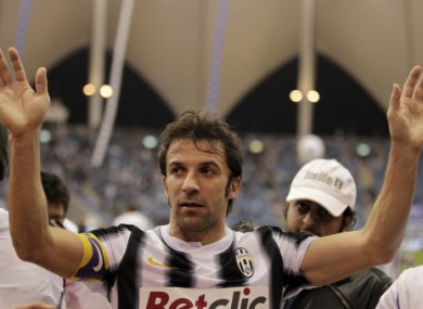 Del Piero takes a break from his healing duties in Dubai.