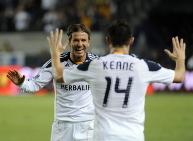 Robbie Keane and David Beckham are hungry for more success with L.A Galaxy