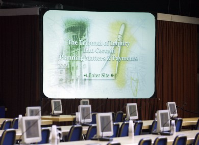 The Mahon Tribunal during its sittings in Dublin Castle. The Tribunal is likely to lead to legal costs of €150 million for witnesses, which have not yet been accounted for.