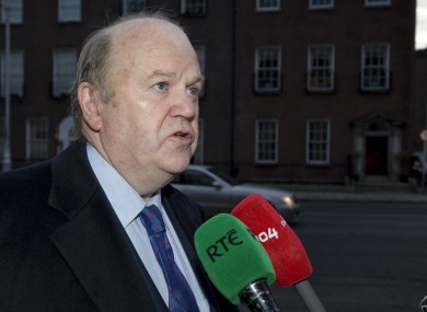 A deal on the Anglo promissory note could also see mortgage debt moved to IBRC, Michael Noonan has said.