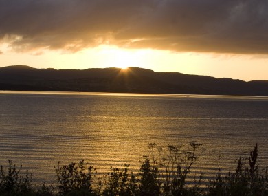The Fanad Peninsula, as seen from Inishowen on the opposite side of Lough Swilly