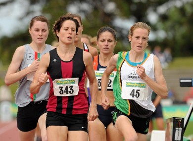 Britton, far right, in action at the Woodies DIY National Championships.
