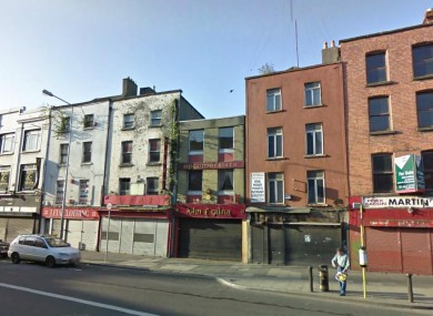 Part of Thomas St