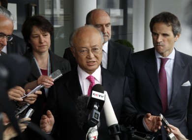 Director General of the International Atomic Energy Agency, IAEA, Yukiya Amano