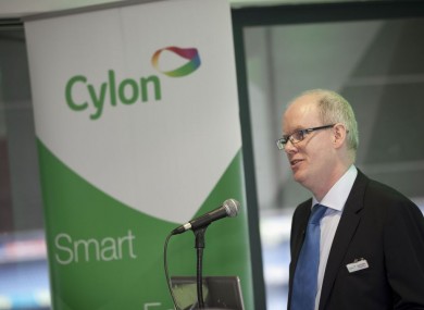 Cylon managing director Sean Giblin, announcing the new investment at Croke Park this morning.