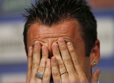 Cassano is one of Italy's most well-known footballers.
