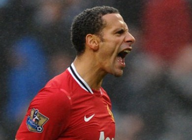 Ferdinand was hoping his Man United form would earn him a place in the squad.