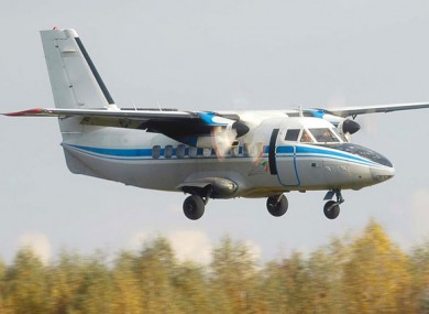 File photo of a turboprop L-410 (not the plane in the incident)