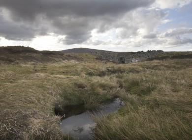General view of a rural area in the Dublin Mountains