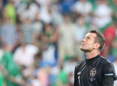 Shay Given: conceded nine goals at Euro 2012.