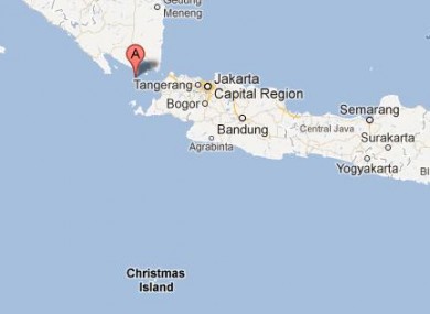 Indonesia's Sunda Strait.