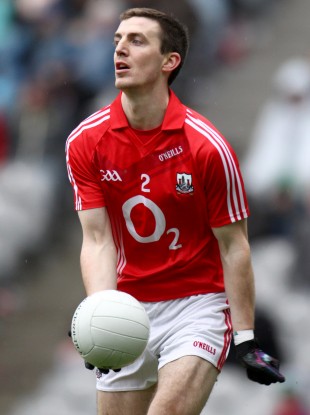 Cork defender Ray Carey in action during last April's league final against Mayo.