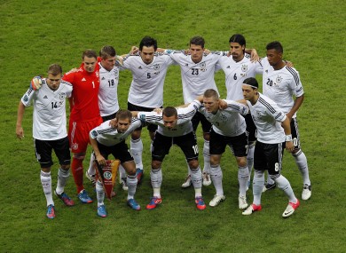 Germany play Argentina later this evening.