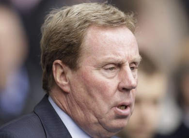 Redknapp was sacked by Tottenham at the end of last season.