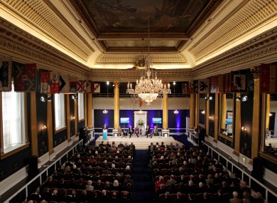Dublin Castle - seen here during the Global Irish Economic Forum - is set to house the first meeting of the Constitutional Convention next month.