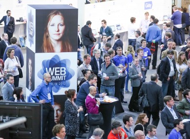 The Dublin Web Summit this afternoon