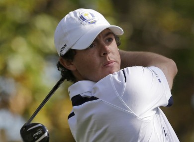 McIlroy has played down the rivalry between himself and Tiger Woods.