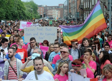 The 'March for Marriage' in Dublin earlier this year