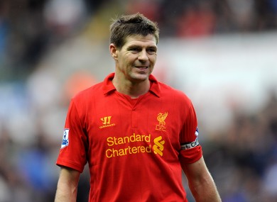 Liverpool's Steven Gerrard has made the FIFpro shortlist.