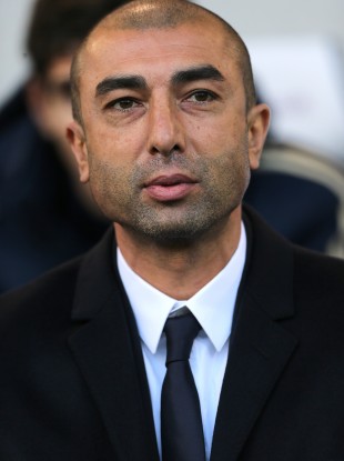 Roberto di Matteo on the sidelines at the weekend. Chelsea were beaten by West Brom.
