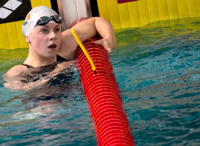 Sycerika McMahon had another good day in the pool.