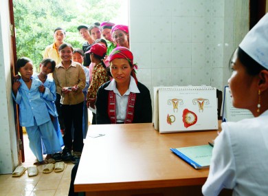 Vietnam has expanded reproductive health services, which include family planning, pre- and post-natal care and HIV prevention.