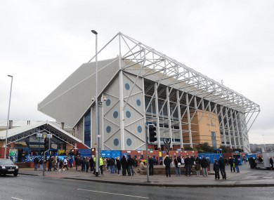 A general view of Elland Road.