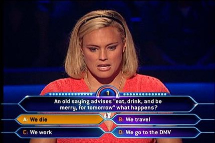 First question wrong who wants to be a millionaire uk — photo 1