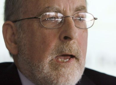 Governor of the Central Bank of Ireland Patrick Honohan (file photo)