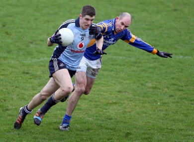 Emmett O'Conghaile of Dublin with Paul Cunningham of Wicklow.