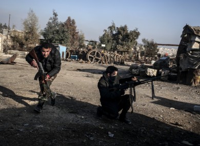File photo of Free Syrian Army fighters.