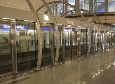 The 14 line of the Paris Metro system has sliding doors to keep passengers off the tracks.