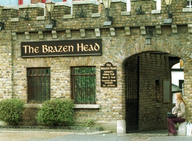 The Brazen Head in Dublin, Ireland's oldest pub.