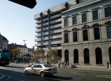 Central Bank of Ireland on Dame Street, Dublin.