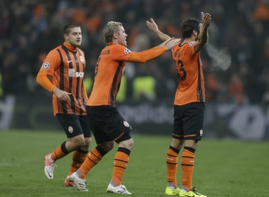 Darijo Srna's strike wasn't enough to give Shakhtar Donetsk victory on Wednesday.